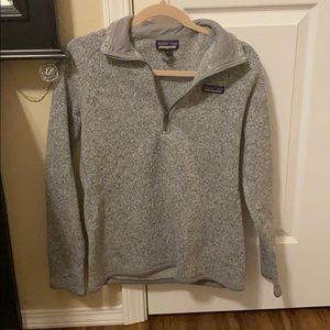 Grey Patagonia Half Zip Pullover